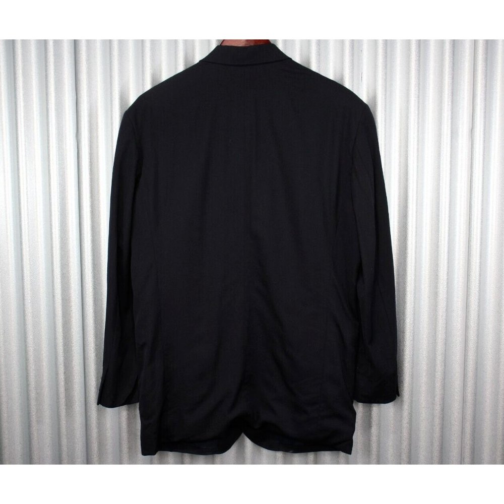 Issey Miyake Men 5-Buttons Tailored Black Jacket (ME61-FD237) Men's Medium AY210 - Picture 2 of 8